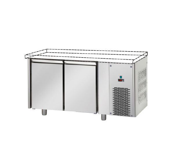 Bancada Refrigerada Tecnodom Série 700 GN Congelação 1/1 2 Portas (TF02MIDBTSP)