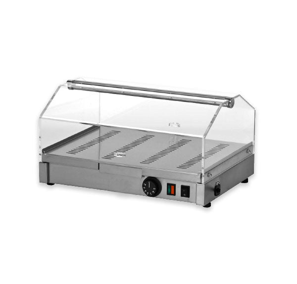 Expositor de Balcão CF Inox Quente VEC 510 Inox (Dim.: 500Lx350Px200A)