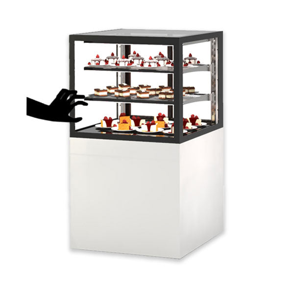Expositor de Balcão Sayl Quente Integra com Base 60 IN60/50-110CG (Dim.: 600Lx600Px1100A)