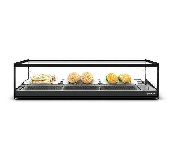 Expositor de Balcão Sayl Quente Logic 1P Line Sahara CLO4SL (LED) (Dim.: 840Lx395Px225A)