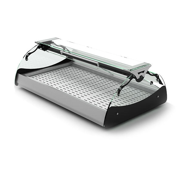 Expositor de Balcão Sayl Quente Maxiself Line Sahara CSMX2E (c/ estante) (Dim.: 690Lx650Px320A)