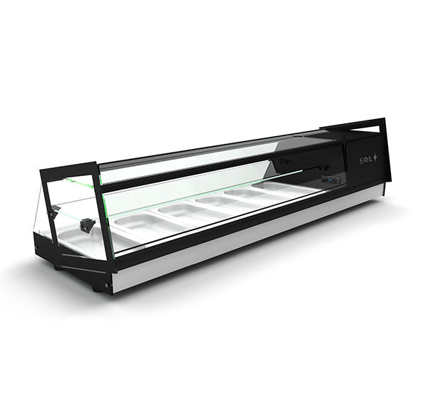 Expositor de Balcão Sayl Refrigerado Cube Line VCB6 (Dim.: 1438Lx395Px350A)