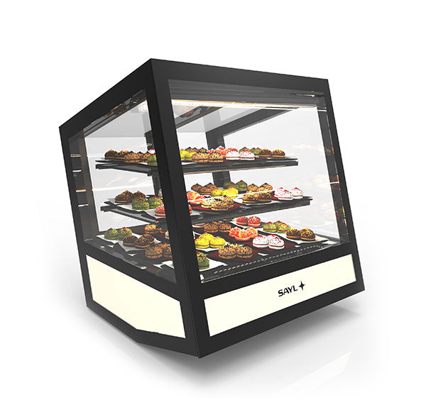 Expositor de Balcão Sayl Refrigerado QBO Line QBO-L (Dim.: 620Lx670Px670A)