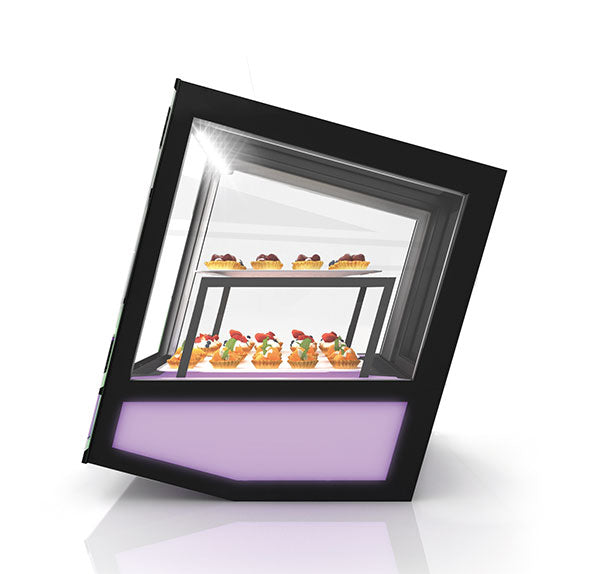 Expositor de Balcão Sayl Refrigerado QBO Line QBO-L (Dim.: 620Lx670Px670A)