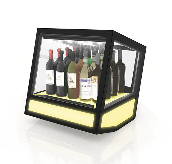 Expositor de Balcão Sayl Refrigerado QBO Line QBO-L (Dim.: 620Lx670Px670A)