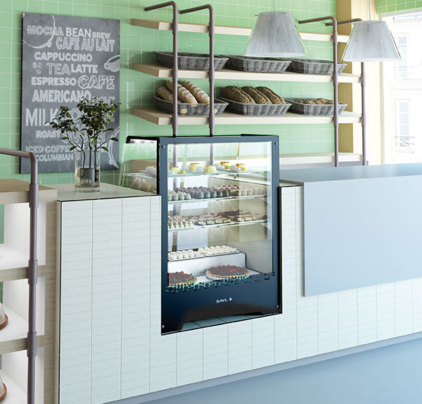 Expositor de Balcão Sayl Refrigerado TOWER Line TWB (em branco) (Dim.: 710Lx535Px900A)