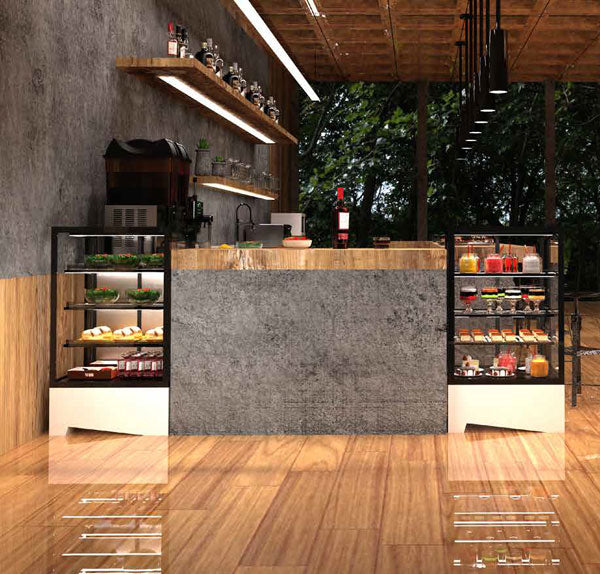 Expositor de Balcão Sayl Refrigerado Integra Compacta 60 IN-60-115 (Dim.: 600Lx600Px1150A)