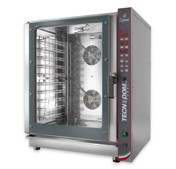 Forno Industrial Tecnodom Al Capone Digital 10 tabuleiros (FECLDL10VH2OLAV)