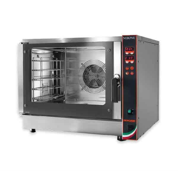 Forno Industrial Tecnodom Nerone CL Digital 5 tabuleiros (FECLDL05NEVH2O)