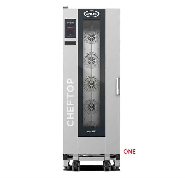 Forno Industrial Unox Cheftop Mind.MapsTM Elétrico BIG COMPACT 20 GN 1/1 ONE (XECL-2013-E1RS)