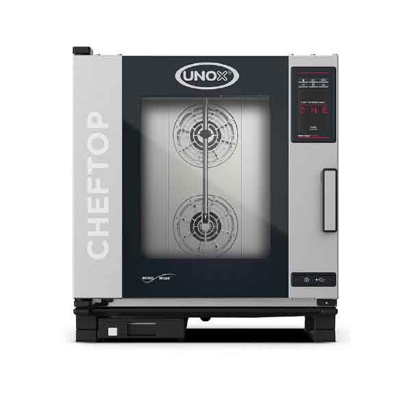 Forno Industrial Unox Cheftop Mind.MapsTM Elétrico COUNTERTOP 7 GN 1/1 ONE (XEVC-0711-E1RM)