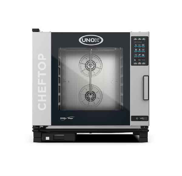 Forno Industrial Unox Cheftop Mind.MapsTM Gás COUNTERTOP 6 GN 2/1 PLUS (XEVC-0621-GPRM)