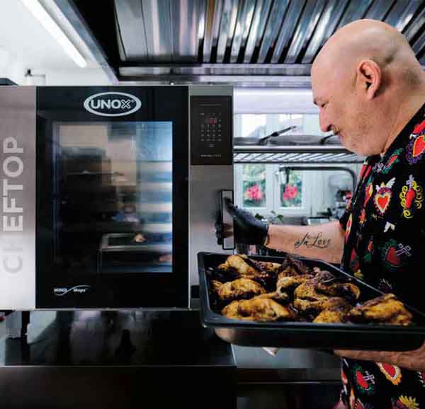 Forno Industrial Unox Cheftop Mind.MapsTM Elétrico ZERO 7 GN 1/1 (XEVC-0711-EZRM)