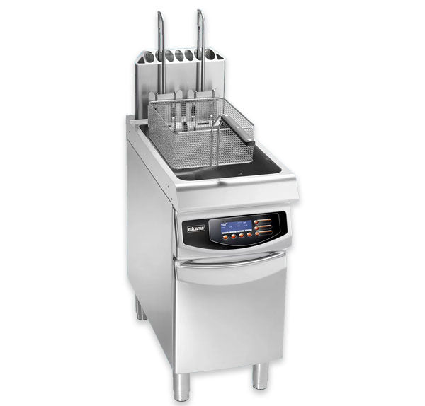 Fritadeira Industrial com Móvel Elframo Alto Rendimento Gás de Cuba Simples GFU 25 AC