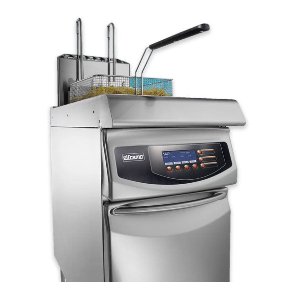 Fritadeira Industrial com Móvel Elframo Alto Rendimento Gás de Cuba Simples GFU 25 AC
