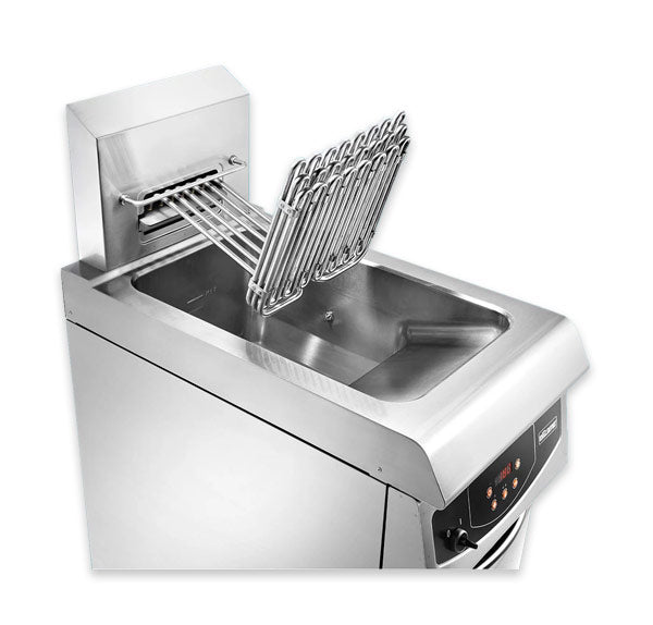Fritadeira Industrial com Móvel Elframo Eletrónica Elétrica de Cuba Simples NE-S 20 (10 kW)