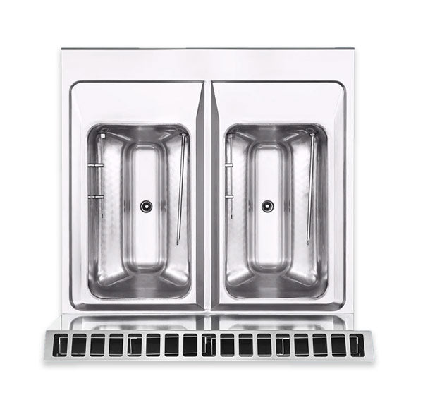 Fritadeira Industrial de Bancada Elframo Gás de Cuba Dupla GTS 17+17