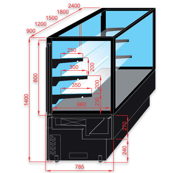 Murais Refrigerados Tecnodom Série EVOKLUX