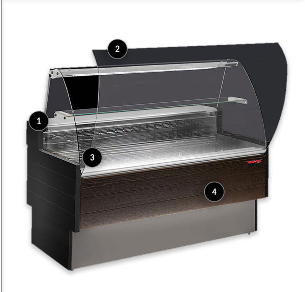 Vitrine Refrigerada Tecnodom Série Kibuk | 300 (VC/VD)