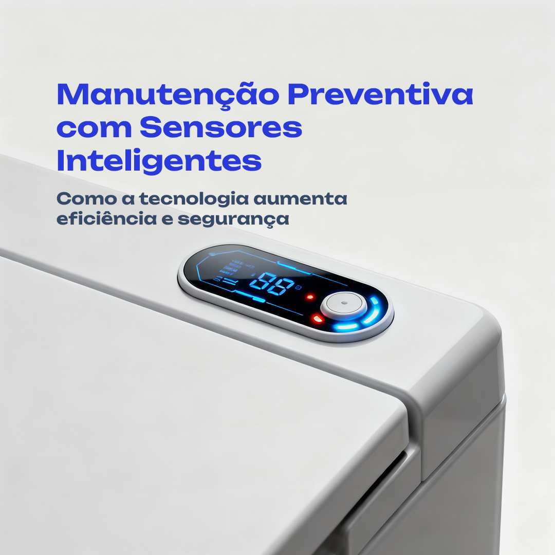 O papel da manutenção preditiva com sensores inteligentes