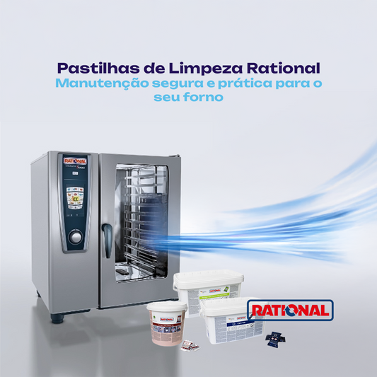 Pastilhas de Limpeza Rational: praticidade e segurança na manutenção dos fornos