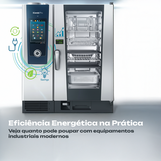 Eficiência energética na prática: quanto pode poupar um equipamento industrial moderno?