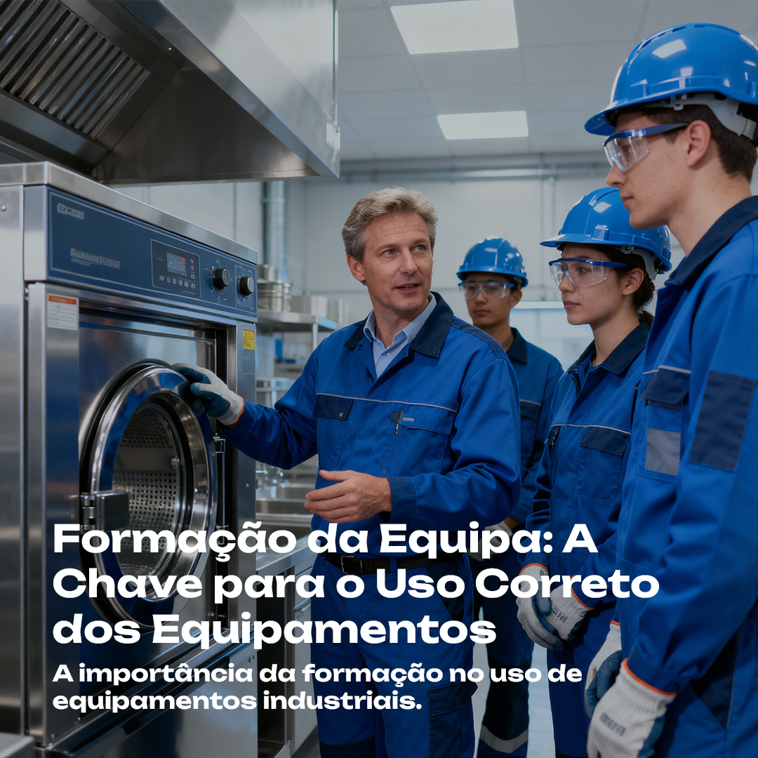 A importância da formação da equipa no uso de equipamentos industriais