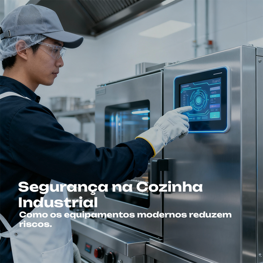 Segurança na cozinha industrial: como os equipamentos modernos reduzem riscos