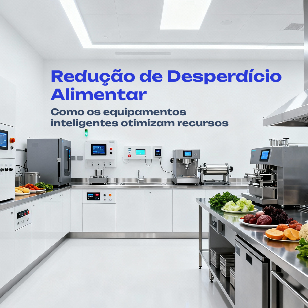 Redução de desperdício alimentar com equipamentos inteligentes