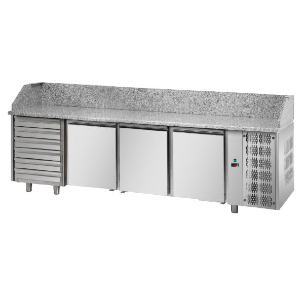 Bancada de Pizza Tecnodom 3 Portas (PZ04EKOC6)