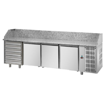 Bancada de Pizza Tecnodom 3 Portas (PZ04EKOC6)