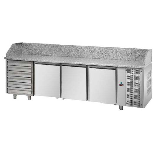 Bancada de Pizza Tecnodom 3 Portas (PZ04EKOC6)