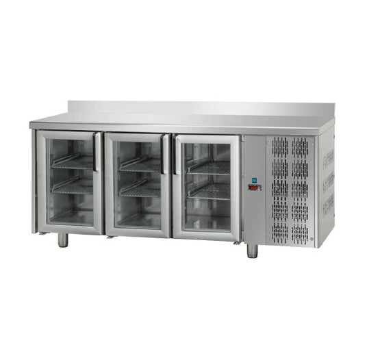 Bancada Refrigerada Tecnodom Série 700 GN 1/1 3 Portas Vidro (TF03MIDPVAL)