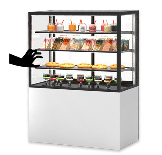 Expositor de Balcão Sayl Integra com Base 100 IN100/80-140NG (Dim.: 1000Lx600Px1400A)