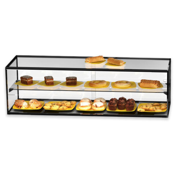 Expositor de Balcão Sayl Neutral Plano 2P Line EP36BL (LED) (Dim.: 1200Lx390Px375A)