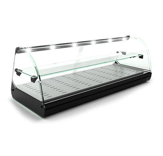 Expositor de Balcão Sayl Quente 2 Pisos Line Sahara SH24L (LED) (Dim.: 840Lx395Px360A)