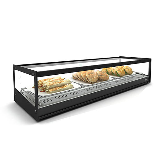 Expositor de Balcão Sayl Quente Logic 1P Line Sahara CLO6SL (LED) (Dim.: 1190Lx395Px225A)