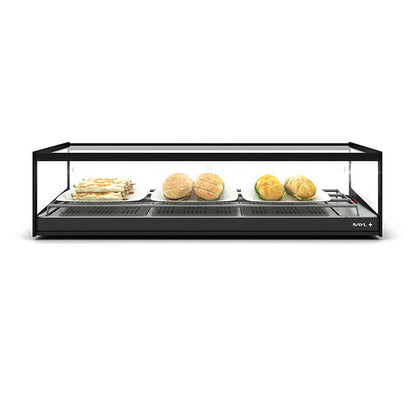 Expositor de Balcão Sayl Quente Logic 1P Line Sahara CLO4SL (LED) (Dim.: 840Lx395Px225A)