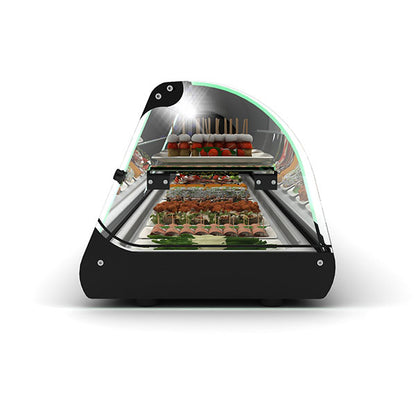 Expositor de Balcão Sayl Refrigerado Dois Pisos Line V24P (s/ tabuleiros - 15mm) (Dim.: 1085Lx395Px360A)