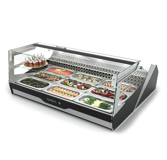 Expositor de Balcão Sayl Refrigerado BLOCK Line BLK3 (Dim.: 1000Lx882Px400A)