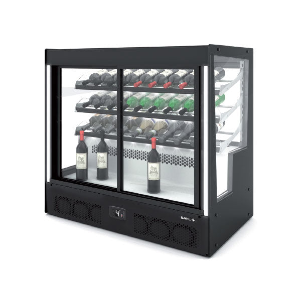 Expositor de Balcão Sayl Refrigerado COMPAK WINE Line CPAK-RAC-W (Dim.: 1015Lx620Px950A)