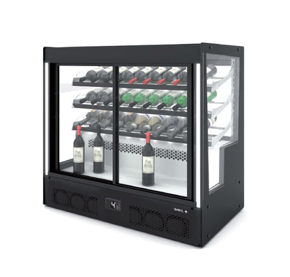 Expositor de Balcão Sayl Refrigerado COMPAK WINE Line CPAK-RAC-W (Dim.: 1015Lx620Px950A)