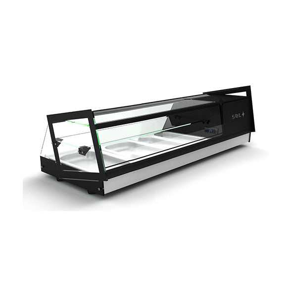 Expositor de Balcão Sayl Refrigerado Cube Line VCB4 (Dim.: 1085Lx395Px350A)