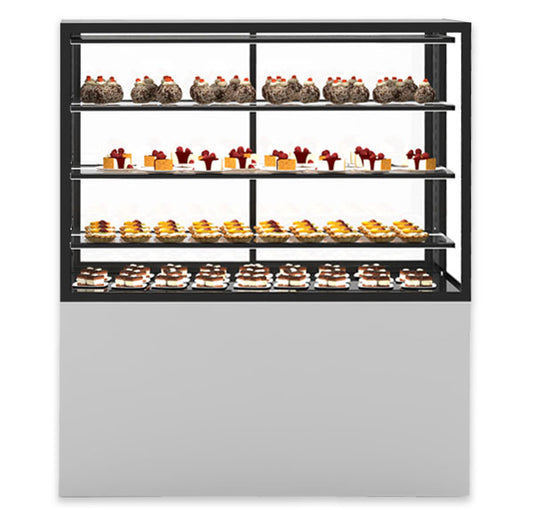 Expositor de Balcão Sayl Refrigerado Integra com Base 120  IN120/80-140 (Dim.: 1200Lx600Px1100A)