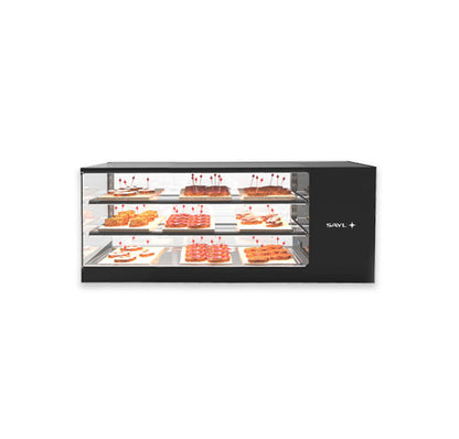 Expositor de Balcão Sayl Refrigerado Logic Triple Line VTLG24P  - 1 Estante - (Cuba Plana) (Dim.: 970Lx380Px460A)