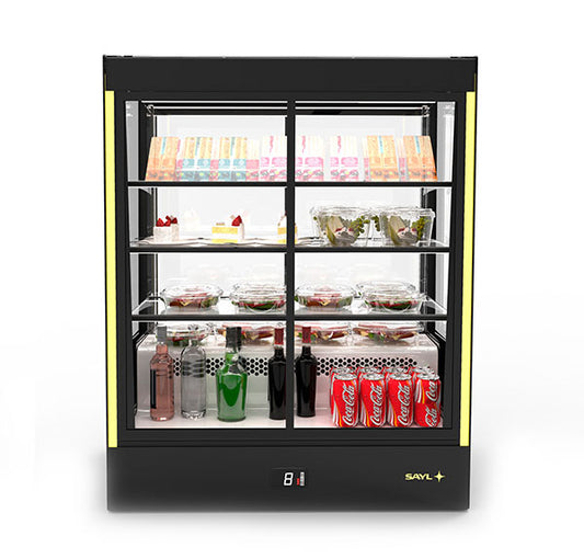 Expositor de Balcão Sayl Refrigerado PAK Line Reta RCA (Dim.: 1015Lx620Px1240A)