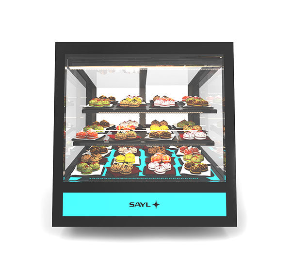 Expositor de Balcão Sayl Refrigerado QBO Line QBO-L (Dim.: 620Lx670Px670A)