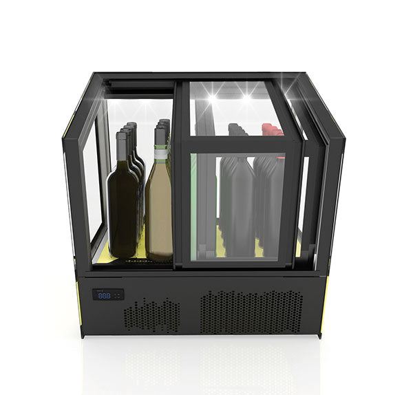 Expositor de Balcão Sayl Refrigerado QBO Line QBO-L (Dim.: 620Lx670Px670A)