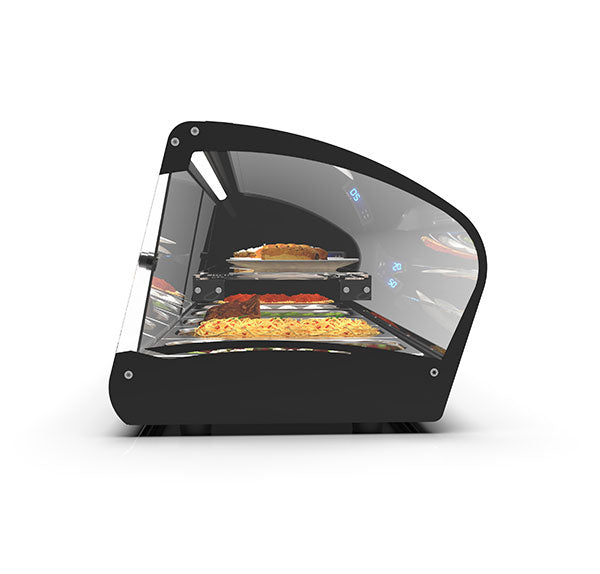 Expositor de Balcão Sayl Refrigerado Shark 2P Line SK28 (8 Tabuleiros GN 1/3 x 40mm) (Dim.: 1788Lx395Px340A)