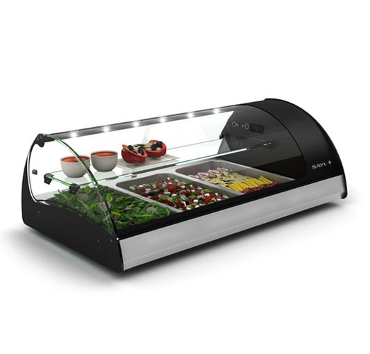 Expositor de Balcão Sayl Refrigerado Splendid Line VS3 (Dim.: 1210Lx650Px420A)